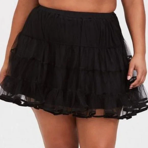 Torrid Plus Size Black Petticoat Torrid Intimates Sleepwear Torrid - Main Image